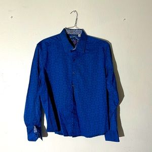 Robert Graham Blue Dress Shirt